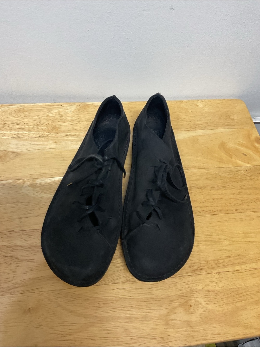 Black LOINT’S of Holland Therhagen Nubuck leather womens 37 US 6.5 - Picture 3 of 9